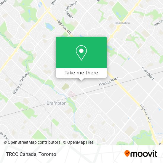 TRCC Canada map