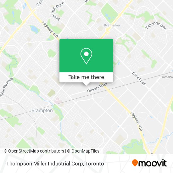 Thompson Miller Industrial Corp map