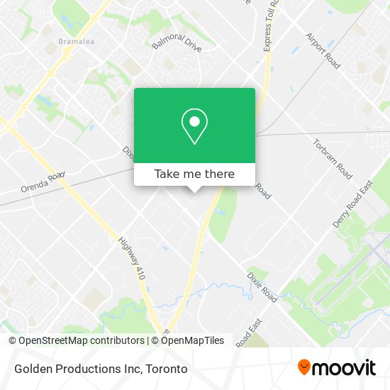 Golden Productions Inc map
