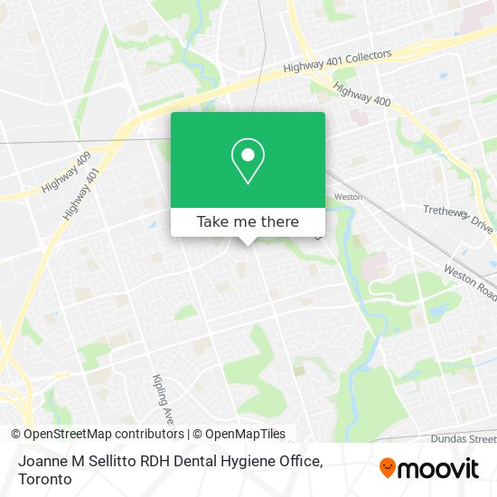 Joanne M Sellitto RDH Dental Hygiene Office map