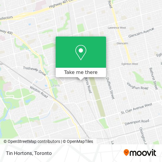 Tin Hortons map