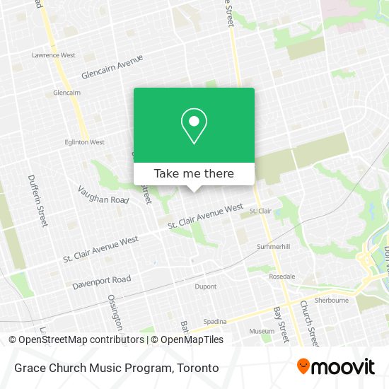 Grace Church Music Program map