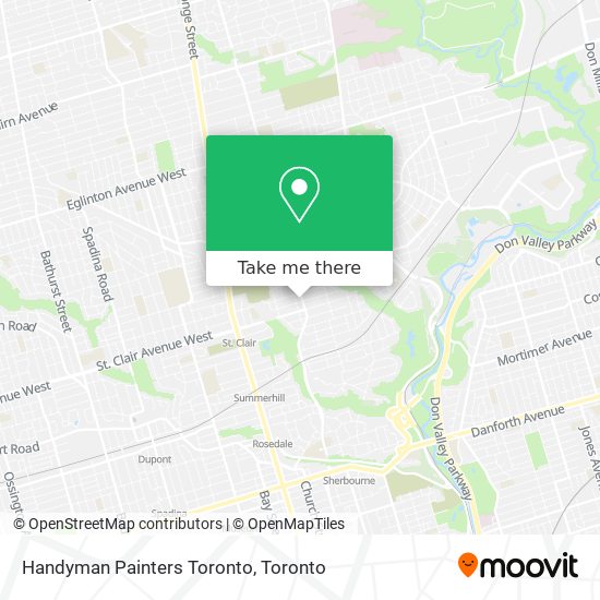 Handyman Painters Toronto map