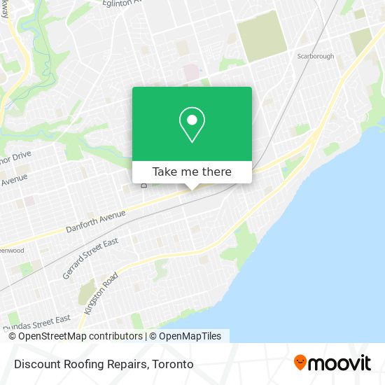 Discount Roofing Repairs map
