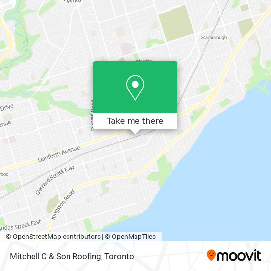Mitchell C & Son Roofing map