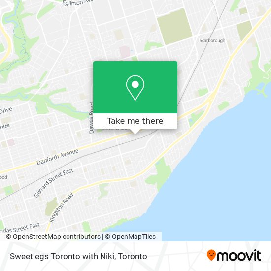 Sweetlegs Toronto with Niki map