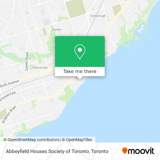 Abbeyfield Houses Society of Toronto map