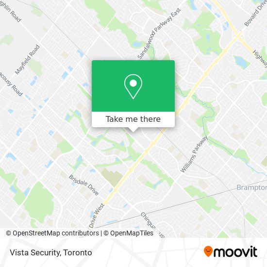 Vista Security map