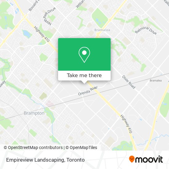 Empireview Landscaping map