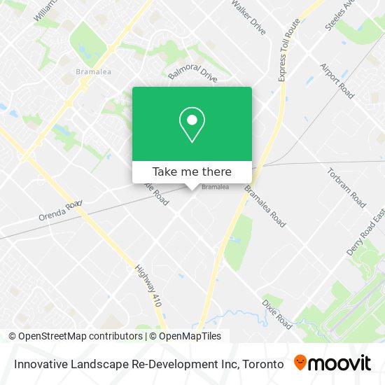 Innovative Landscape Re-Development Inc map