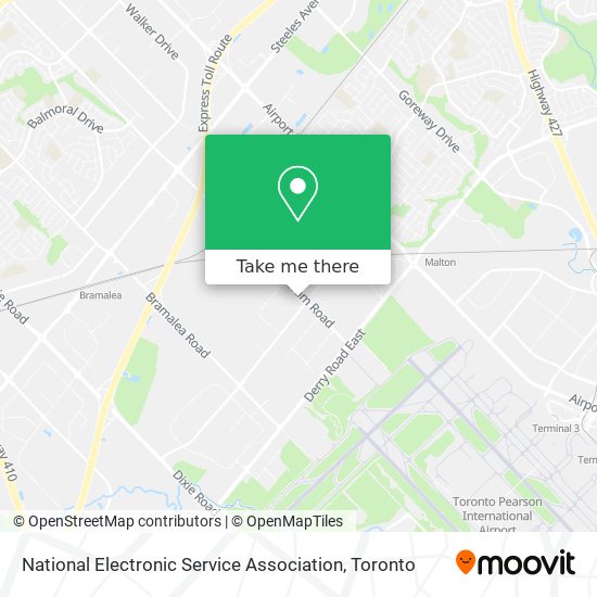 National Electronic Service Association map