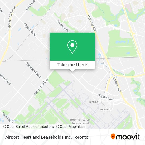 Airport Heartland Leaseholds Inc map