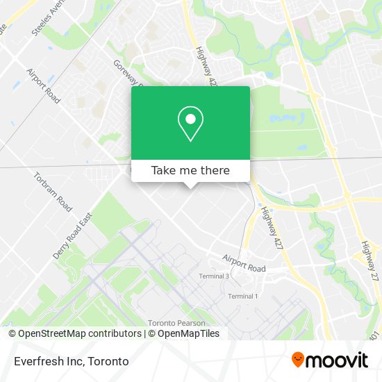 Everfresh Inc map