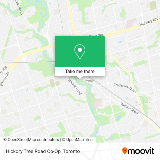 Hickory Tree Road Co-Op map