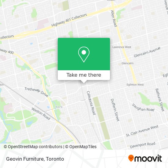 Geovin Furniture map