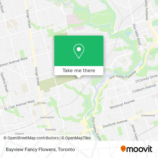 Bayview Fancy Flowers map