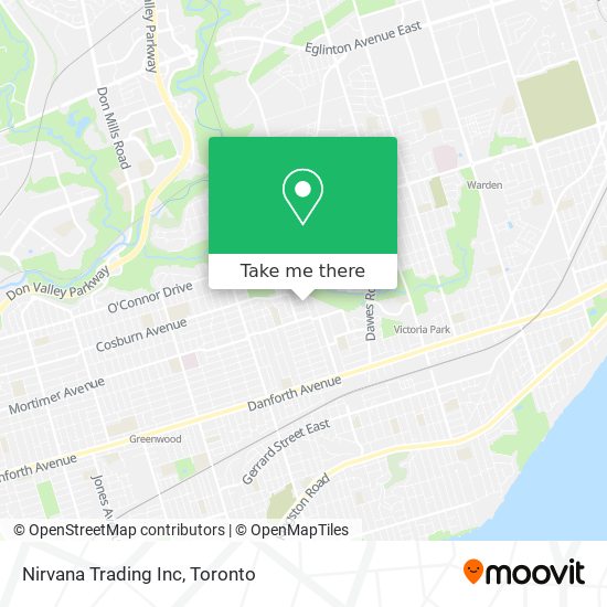 Nirvana Trading Inc map