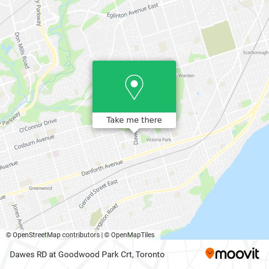 Dawes RD at Goodwood Park Crt map