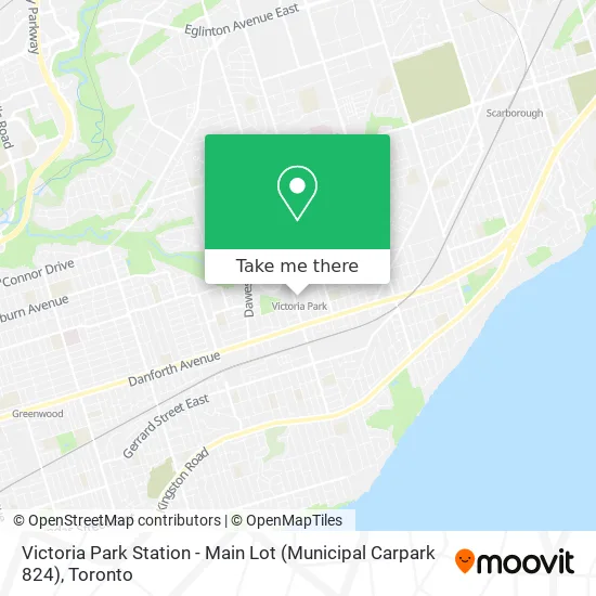 Victoria Park Station - Main Lot (Municipal Carpark 824) map