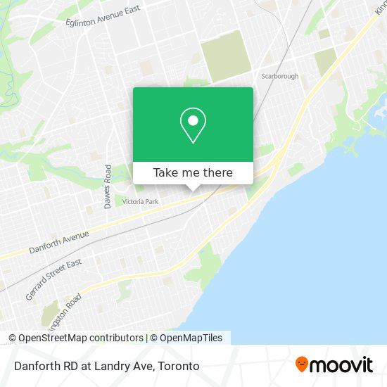 Danforth RD at Landry Ave map