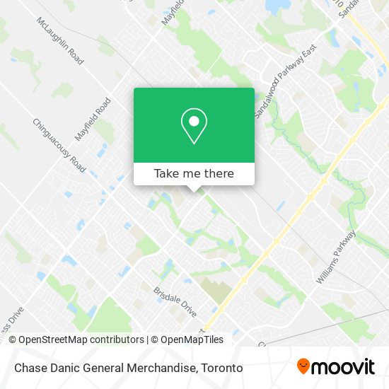 Chase Danic General Merchandise map