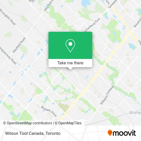 Wilson Tool Canada map