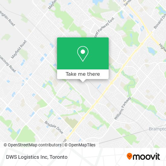 DWS Logistics Inc map