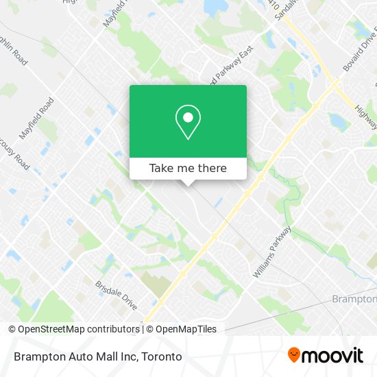 Brampton Auto Mall Inc plan