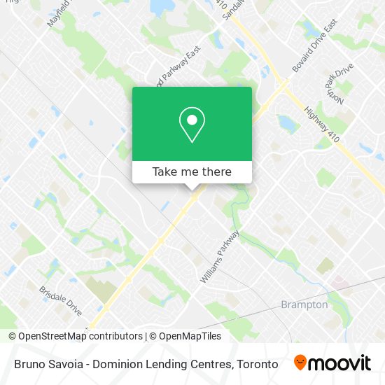 Bruno Savoia - Dominion Lending Centres map