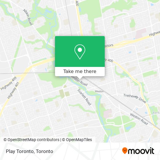 Play Toronto map