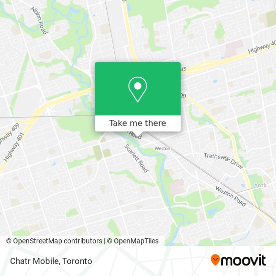 Chatr Mobile map