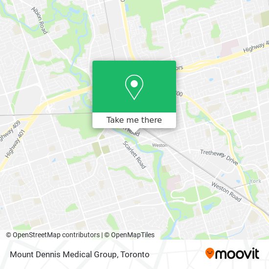 Mount Dennis Medical Group map