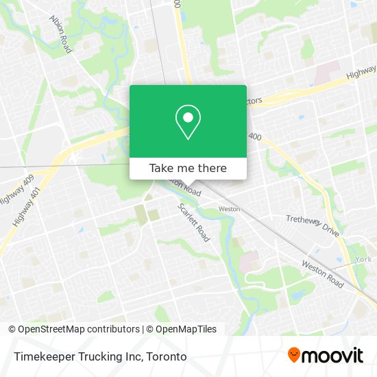 Timekeeper Trucking Inc map