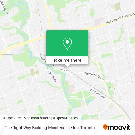 The Right Way Building Maintenance Inc map