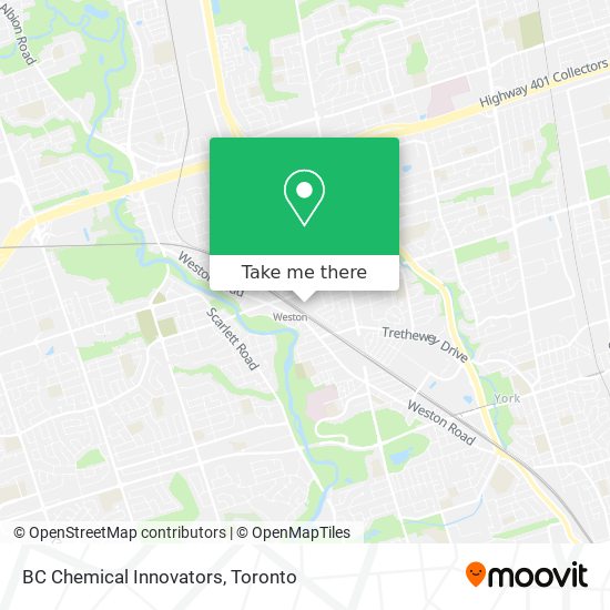 BC Chemical Innovators map