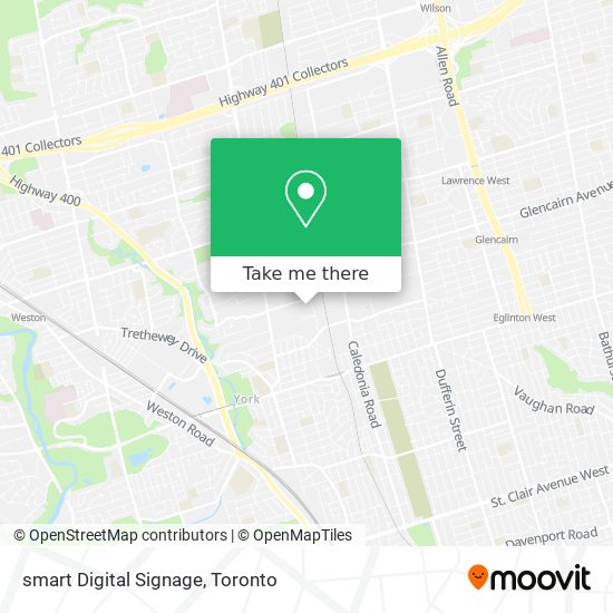 smart Digital Signage map