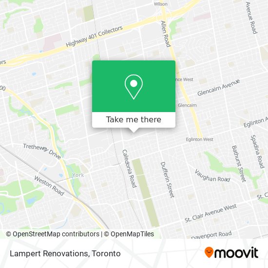 Lampert Renovations map