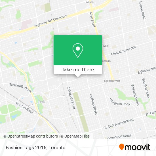 Fashion Tags 2016 map