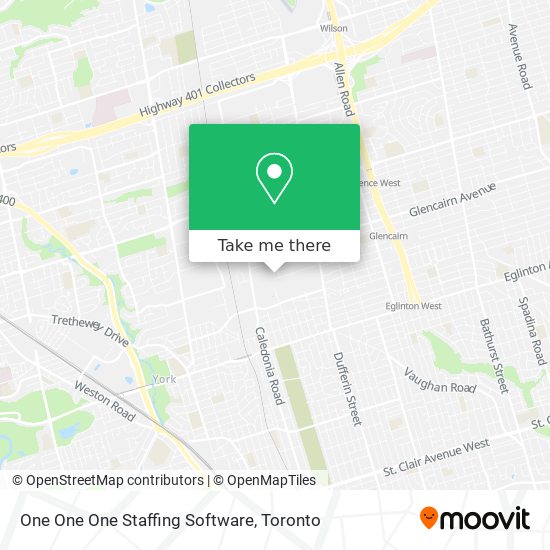 One One One Staffing Software map