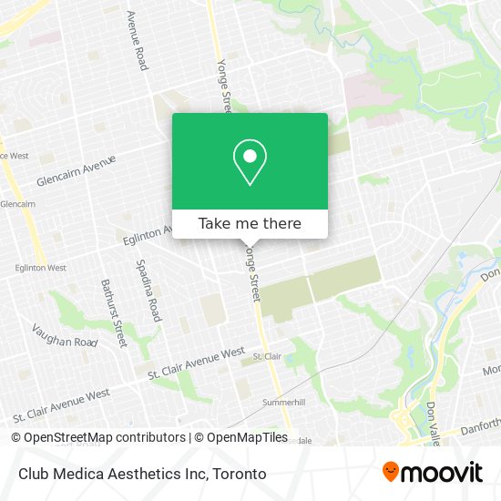 Club Medica Aesthetics Inc map