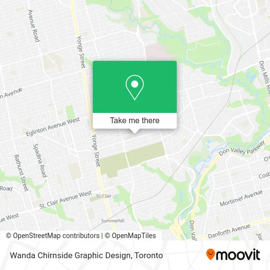 Wanda Chirnside Graphic Design map