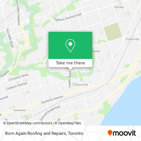 Born Again Roofing and Repairs map