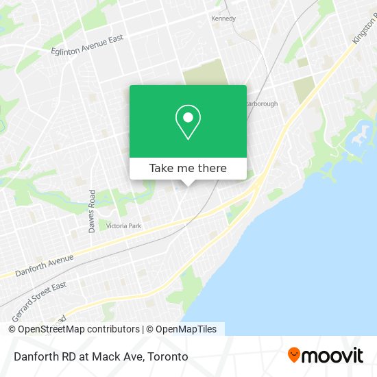 Danforth RD at Mack Ave map