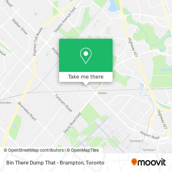 Bin There Dump That - Brampton map