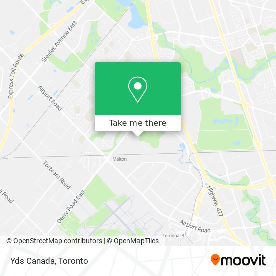 Yds Canada map