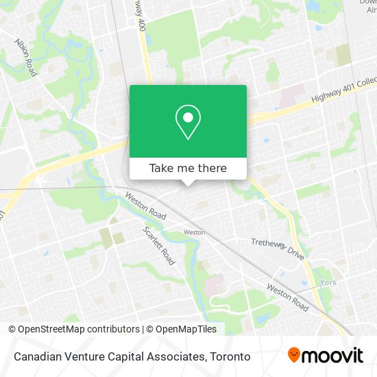 Canadian Venture Capital Associates map