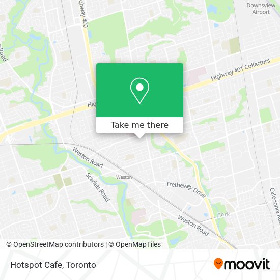 Hotspot Cafe map