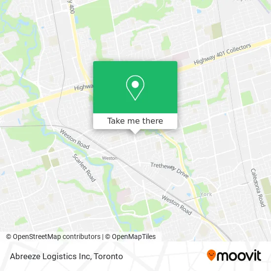 Abreeze Logistics Inc map