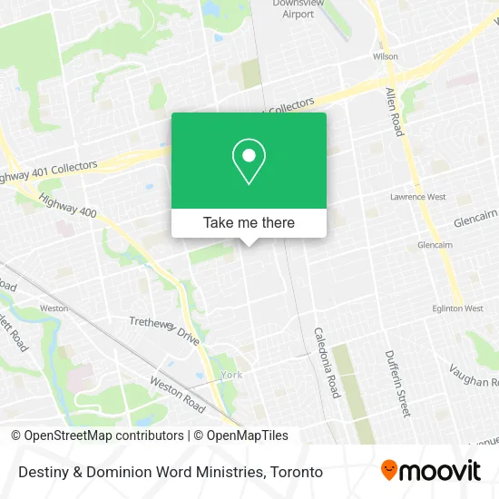 Destiny & Dominion Word Ministries map