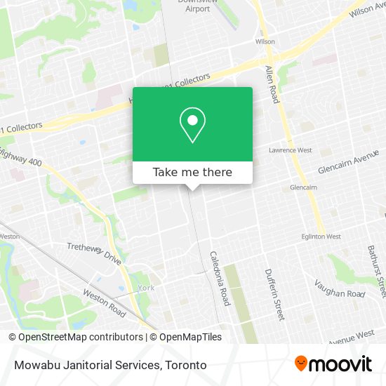 Mowabu Janitorial Services map